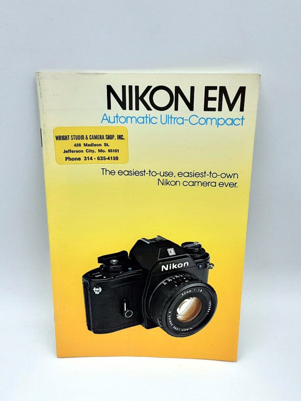 Nikon EM Automatic Ultra-Compact Camera Manual 1979